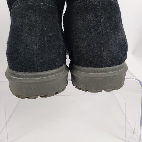 Bogs Womens 9 Waterproof Durafresh Black Pull On Ankle Bootie Rain Boots Comfort - Picture 11 of 13